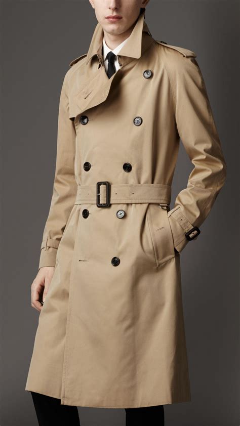 burberry london men long cotton gabardine trench coat|burberry trench coat asos marketplace.